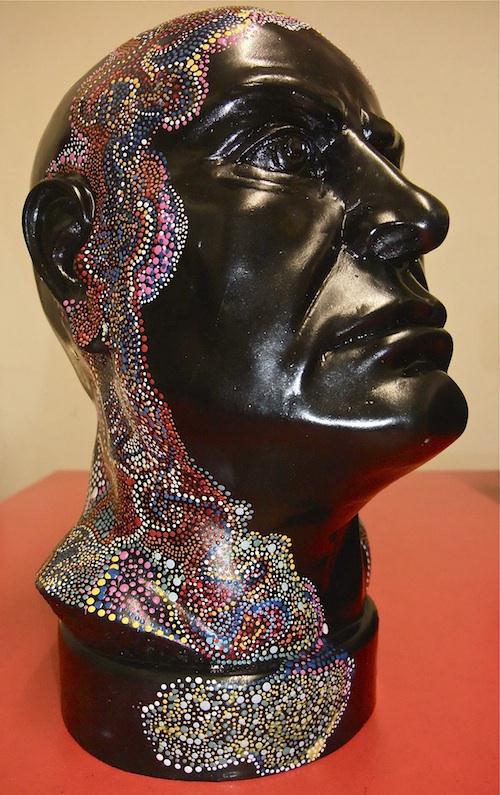 black face | dots art